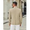 COOFANDY Men’s Casual Blazer Jacket Slim Fit Two Button Suit Jackets Lightweight Knit Sport Coat(Light Khaki)