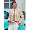 COOFANDY Men’s Casual Blazer Lightweight Slim Fit Suit Jacket Two Button Cotton Sport Coats(Khaki)
