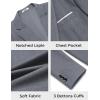 COOFANDY Men’s Casual Blazer One Button Sport Coats Lightweight Suit Jacket(Grey)
