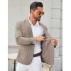 COOFANDY Men’s Casual Blazer One Button Sport Coats Lightweight Suit Jacket(Khaki)