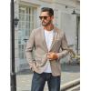 COOFANDY Men’s Casual Blazer One Button Sport Coats Lightweight Suit Jacket(Khaki)