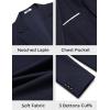 COOFANDY Men’s Casual Blazer One Button Sport Coats Lightweight Suit Jacket(Navy Blue)