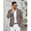 COOFANDY Men’s Casual Blazer One Button Sport Coats Lightweight Suit Jacket(Tea Grey)