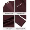 COOFANDY Men’s Casual Blazer One Button Sport Coats Lightweight Suit Jacket(Wine Red)