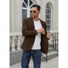 COOFANDY Men’s Casual Blazer Regular Fit Lightweight Two Button Sport Coat Suit Jacket(Brown)