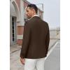COOFANDY Men’s Casual Blazer Regular Fit Lightweight Two Button Sport Coat Suit Jacket(Brown)