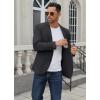 COOFANDY Men’s Casual Blazer Regular Fit Lightweight Two Button Sport Coat Suit Jacket(Drak Grey)