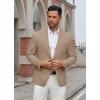 COOFANDY Men’s Casual Blazer Regular Fit Lightweight Two Button Sport Coat Suit Jacket(Khaki)