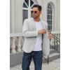 COOFANDY Men’s Casual Blazer Regular Fit Lightweight Two Button Sport Coat Suit Jacket(Light Grey)