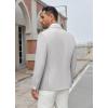 COOFANDY Men’s Casual Blazer Regular Fit Lightweight Two Button Sport Coat Suit Jacket(Light Grey)