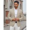 COOFANDY Men’s Casual Blazer Regular Fit Lightweight Two Button Sport Coat Suit Jacket(Light Khaki)