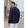 COOFANDY Men’s Casual Blazer Regular Fit Lightweight Two Button Sport Coat Suit Jacket(Navy Blue)
