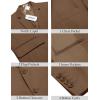 COOFANDY Men’s Casual Blazer Slim Fit Lightweight Sport Coat Two Button Suit Jacket(Brown)