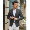 COOFANDY Men’s Casual Blazer Slim Fit Lightweight Sport Coat Two Button Suit Jacket(Dark Grey)