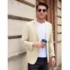 COOFANDY Men’s Casual Blazer Slim Fit Sport Coat Suit Jacket Lightweight Two Button Blazer Jacket(Beige)