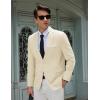 COOFANDY Men’s Casual Blazer Slim Fit Sport Coat Suit Jacket Lightweight Two Button Blazer Jacket(Beige)