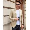 COOFANDY Men’s Casual Blazer Slim Fit Sport Coat Suit Jacket Lightweight Two Button Blazer Jacket(Light Khaki)
