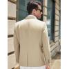 COOFANDY Men’s Casual Blazer Slim Fit Sport Coat Suit Jacket Lightweight Two Button Blazer Jacket(Light Khaki)
