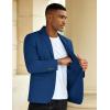 COOFANDY Men’s Casual Blazer Slim Fit Sport Coat Suit Jacket Lightweight Two Button Blazer Jacket(Navy Blue)