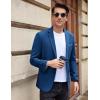 COOFANDY Men’s Casual Blazer Slim Fit Sport Coat Suit Jacket Lightweight Two Button Blazer Jacket(Navy Blue)