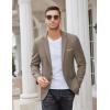 COOFANDY Mens Casual Blazer Slim Fit Sport Coats One Button Business Suit Jacket(Khaki)