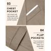 COOFANDY Mens Casual Blazer Slim Fit Sport Coats One Button Business Suit Jacket(Light Khaki)