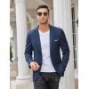 COOFANDY Mens Casual Blazer Slim Fit Sport Coats One Button Business Suit Jacket(Royal Blue)