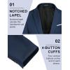 COOFANDY Mens Casual Blazer Slim Fit Sport Coats One Button Business Suit Jacket(Royal Blue)