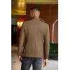 COOFANDY Men’s Casual Blazer Slim Fit Sport Coats Two Button Knit Textured Suit Jacket(Brown)