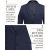 COOFANDY Men’s Casual Blazer Slim Fit Suit Jackets Two Button Lightweight Knit Sport Coat(Navy Blue)