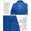 COOFANDY Men’s Casual Blazer Slim Fit Suit Jackets Two Button Lightweight Knit Sport Coat(Royal Blue)