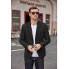 COOFANDY Men’s Casual Blazer Two Button Sport Coats Lightweight Printed Lining Suit Jacket(Black)