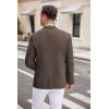 COOFANDY Men’s Casual Blazer Two Button Sport Coats Lightweight Printed Lining Suit Jacket(Brown)