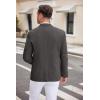 COOFANDY Men’s Casual Blazer Two Button Sport Coats Lightweight Printed Lining Suit Jacket(Deep Grey)