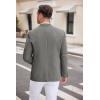 COOFANDY Men’s Casual Blazer Two Button Sport Coats Lightweight Printed Lining Suit Jacket(Grey)