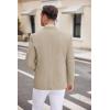 COOFANDY Men’s Casual Blazer Two Button Sport Coats Lightweight Printed Lining Suit Jacket(Light Khaki)