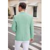 COOFANDY Men’s Casual Blazer Two Button Sport Coats Lightweight Printed Lining Suit Jacket(Mint Green)
