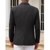 COOFANDY Men’s Casual Blazers Sport Coats Slim Fit Cotton Sport Jackets 1 Button Lightweight Suit Jackets(A- Black)