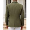COOFANDY Men’s Casual Blazers Sport Coats Slim Fit Cotton Sport Jackets 1 Button Lightweight Suit Jackets(B- Army Green)