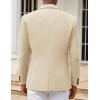 COOFANDY Men’s Casual Blazers Sport Coats Slim Fit Cotton Sport Jackets 1 Button Lightweight Suit Jackets(B- Khaki)