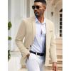 COOFANDY Men’s Casual Blazers Sport Coats Slim Fit Cotton Sport Jackets 1 Button Lightweight Suit Jackets(B- Khaki)