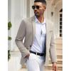 COOFANDY Men’s Casual Blazers Sport Coats Slim Fit Cotton Sport Jackets 1 Button Lightweight Suit Jackets(B- Light Grey)
