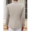 COOFANDY Men’s Casual Blazers Sport Coats Slim Fit Cotton Sport Jackets 1 Button Lightweight Suit Jackets(B- Light Grey)