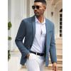 COOFANDY Men’s Casual Blazers Sport Coats Slim Fit Cotton Sport Jackets 1 Button Lightweight Suit Jackets(B- Royal Blue)
