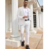 COOFANDY Men’s Casual Blazers Sport Coats Slim Fit Cotton Sport Jackets 1 Button Lightweight Suit Jackets(B- White)