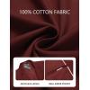 COOFANDY Men’s Casual Blazers Sport Coats Slim Fit Cotton Sport Jackets 1 Button Lightweight Suit Jackets(B- Wine Red)