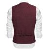 COOFANDY Men’s Casual Business Vests Lightweight Waistcoat Slim Fit Suit Vest(Burgundy)