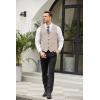 COOFANDY Men’s Casual Business Vests Lightweight Waistcoat Slim Fit Suit Vest(Champagne)