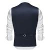 COOFANDY Men’s Casual Business Vests Lightweight Waistcoat Slim Fit Suit Vest(Navy)