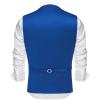 COOFANDY Men’s Casual Business Vests Lightweight Waistcoat Slim Fit Suit Vest(Royal Blue)